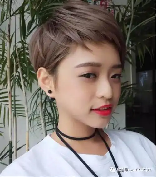 「短发剪得好,照样很女人」