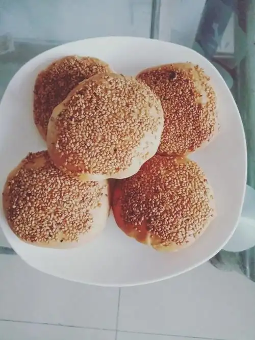 王雪爱厨房做的肉烧饼