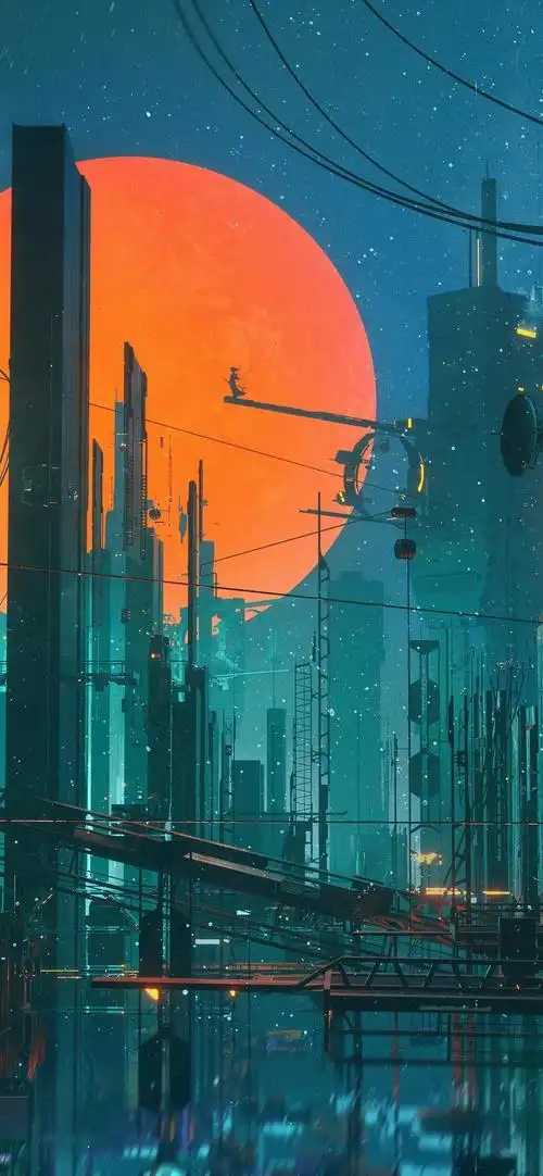 灰色系手机壁纸,比较有朋克风或者科技感的灰色壁纸? - 知乎