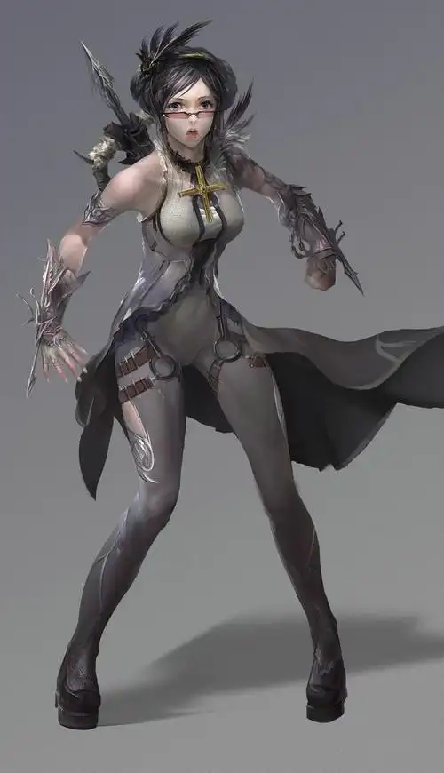 【转载】【3d-插画-工笔画素材篇】笑看风云唯美游戏cg人物素材《 10