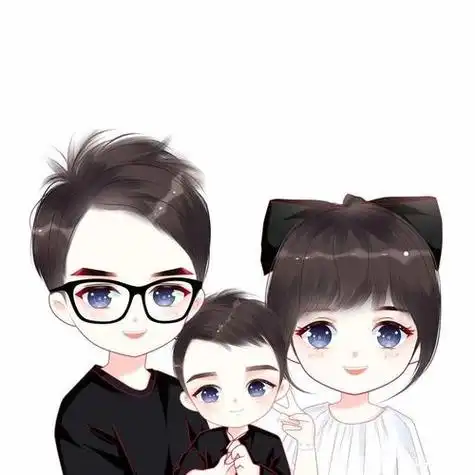 一家三口头像16岁大男孩(一家三口头像儿子11岁) - 个性头像图片 - 艾