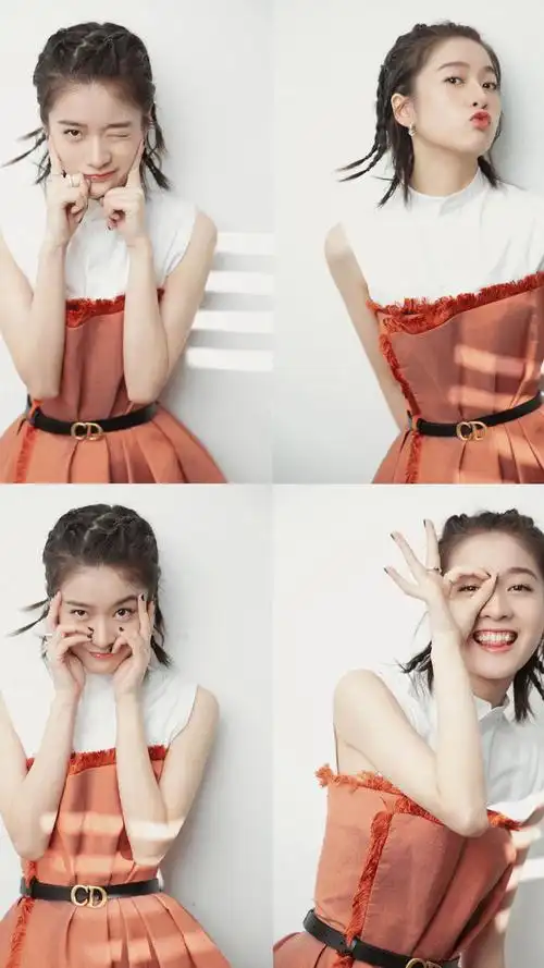 张雪迎可爱俏皮写真手机壁纸