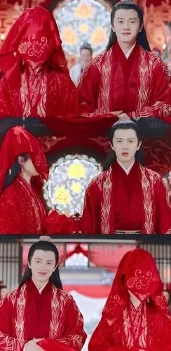 《暮白首》任嘉伦成婚剧照壁纸来袭,与张慧雯携手共闯命运险关