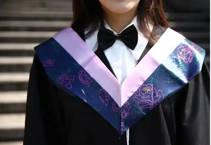 现货批发学士服 大学毕业礼服专业做成人学士服垂布披肩绶带