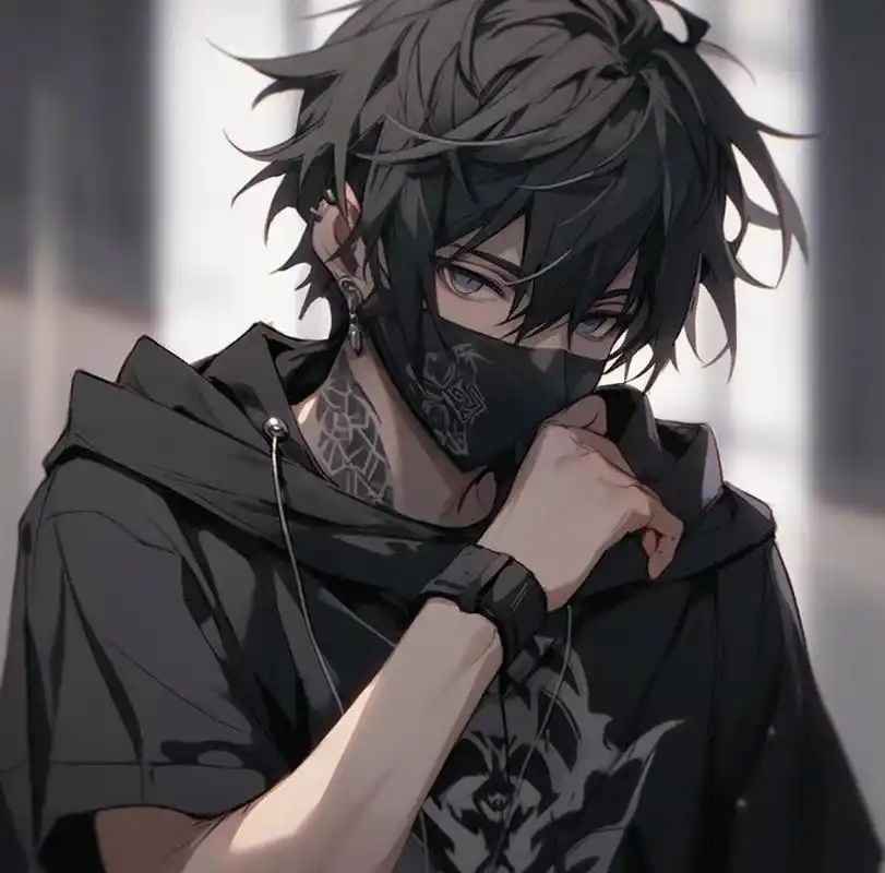 男生动漫头像 男生戴口罩的动漫头像~~没有故意耍帅哦,气质可是与生俱