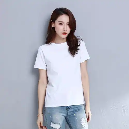 2019新款圆领短袖t恤女