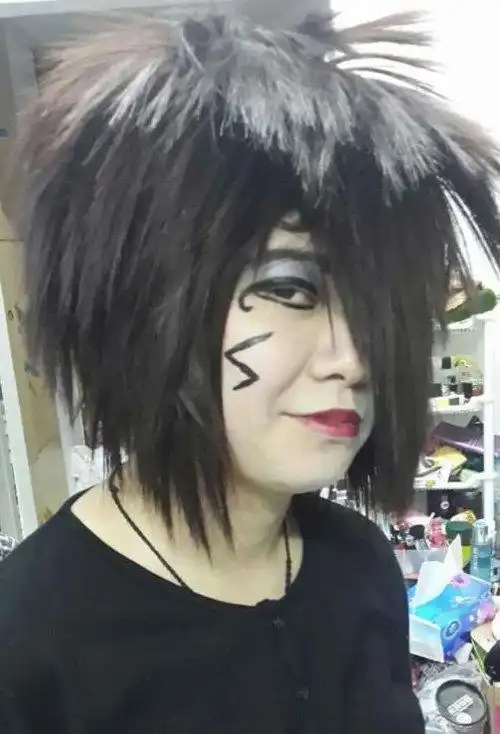 男生非主流杀马特头发狂拽耍酷 00后潮人挚爱经典百搭款发型(4)