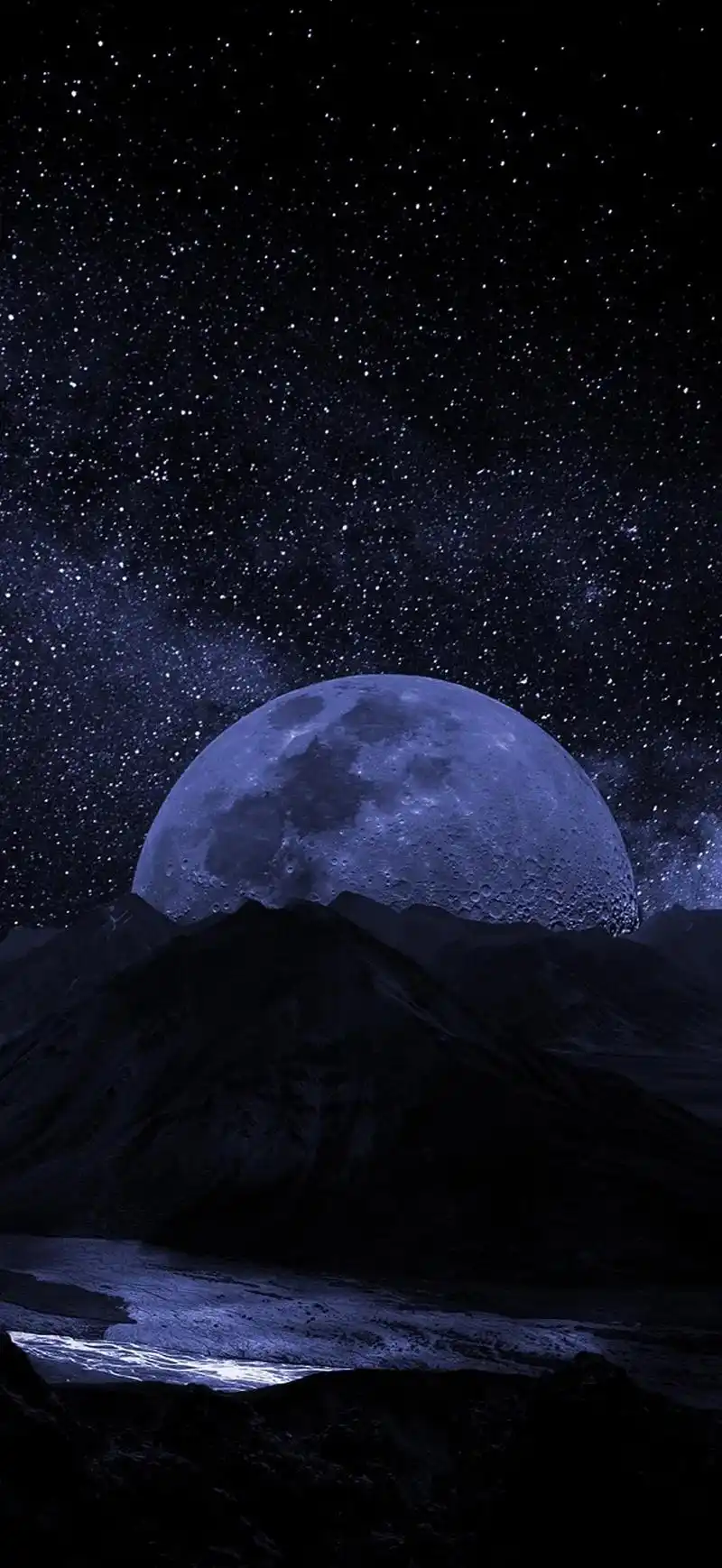 月亮慢慢变圆 事事慢慢如愿#壁纸 #送你满天星辰 #治愈系风 - 抖音