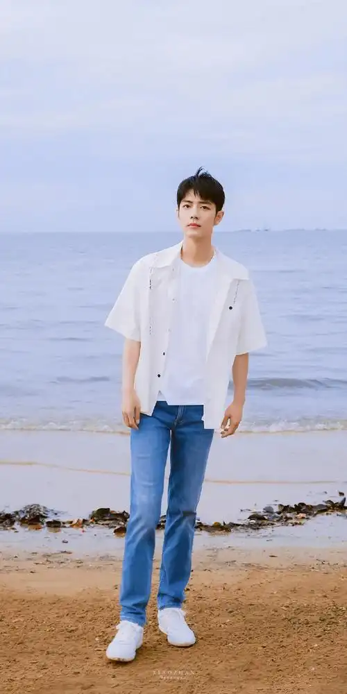 肖战海边写真##肖战壁纸