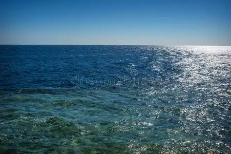 干净的地平线蓝色,简单,干净,海景,地平线照片