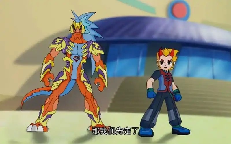 【晶码战士】比亚勇士神兽vs狸面蛇魔兽1