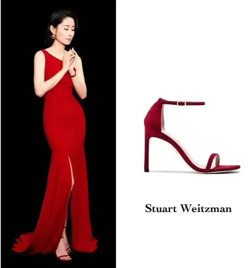 刘敏涛穿上了自己的"红色高跟鞋"