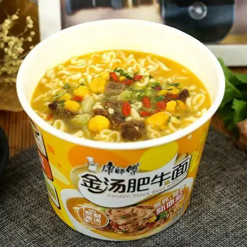 康师傅方便面金汤系列金汤肥牛桶面115g