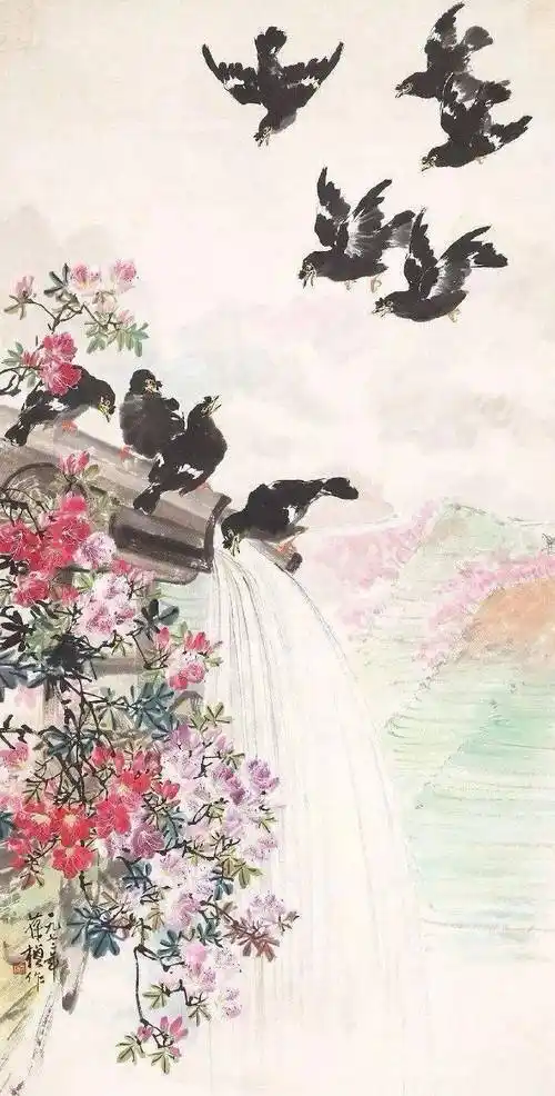 67国画里的绝美春色太醉人了