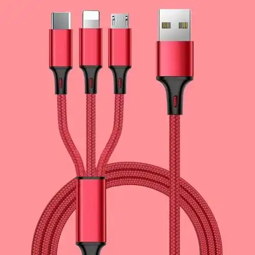 车载充电器手机充电头汽车快充多功能型usb一拖三数据线通用|一拖三编