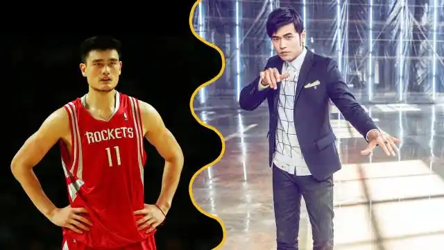 周杰伦罕见与姚明同框为避免尴尬两人这样合影,新歌与篮球有关?