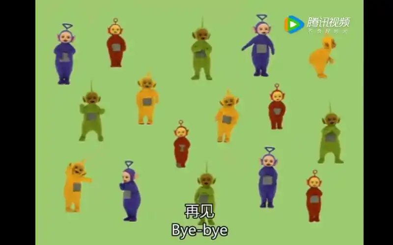 天线宝宝无处不在英配音版片尾 第36集 沙画瓶