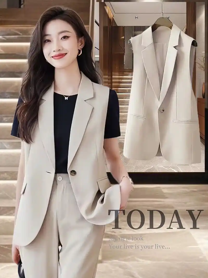 职场女性西装套装推荐 #时尚洋气百搭 #西装马甲 #女性职场穿搭