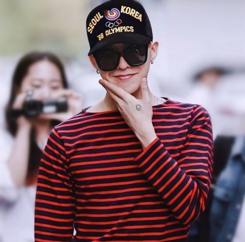 gd权志龙ins同款休闲黑白条纹长袖男女情侣t恤基础款衣服上衣潮