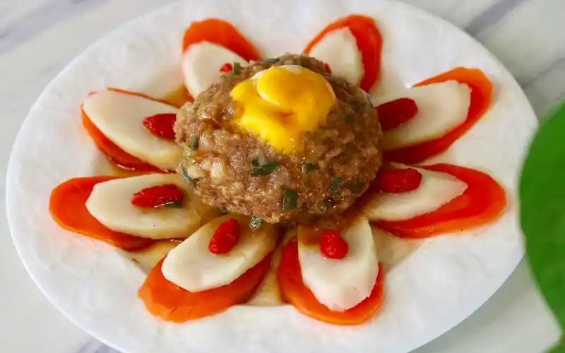 年夜饭压轴吉祥菜,"花开富贵",蒸一蒸就好,简单营养寓意又好