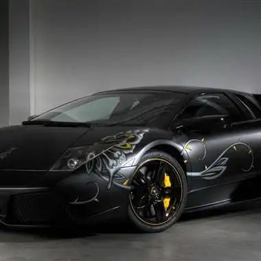 炫酷跑车头像豪华霸气的黑色跑车图片