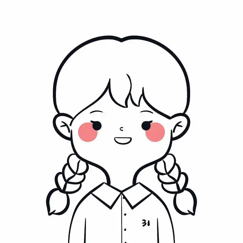 给宝贝班级小朋友画的简笔画头像②