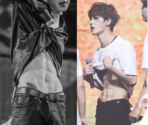 89158915陈伟霆的身材出名的壮,腹肌排排坐,居然……89