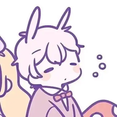 简单可爱的卡通手绘情侣头像