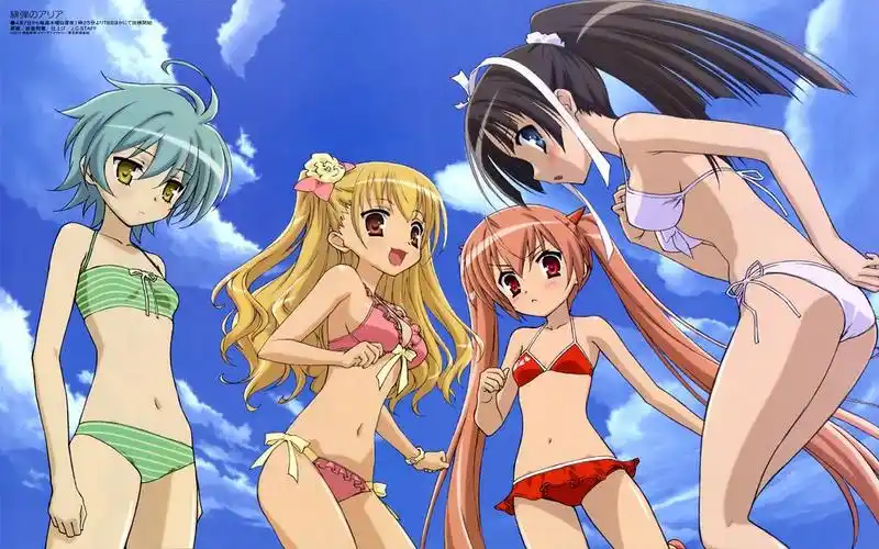 动漫少女泳装,高清壁纸图片,非主流-回车桌面