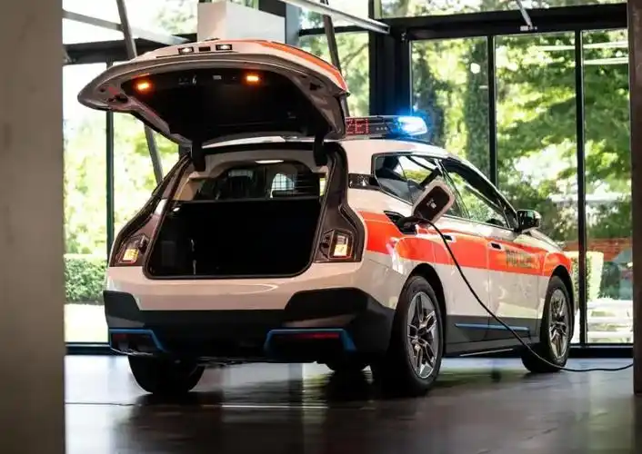 整车造型个性,拥有特殊徽章,瑞士装备宝马ix警车_懂车帝