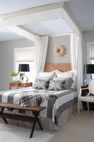 家居男生卧室设计装潢效果图_装修123效果图