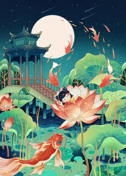 国风线性插画小集