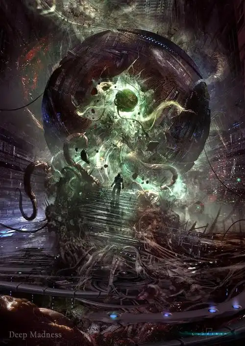 克苏鲁图集第二弹(图多 黑白稿同适合临摹)