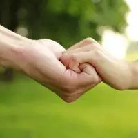 浪漫的情侣头像 手牵手 手拉手 用手组成的心