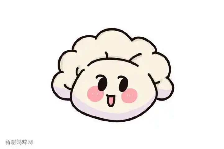 可爱的新年简笔画饺子怎么画