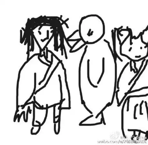 神雕侠侣杨过q版简笔画