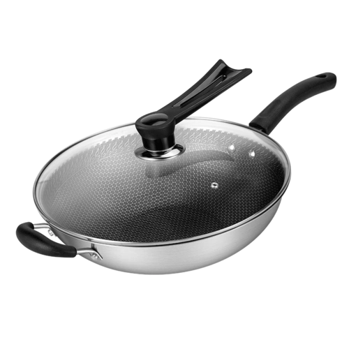 【美的】 304不锈钢家用炒锅