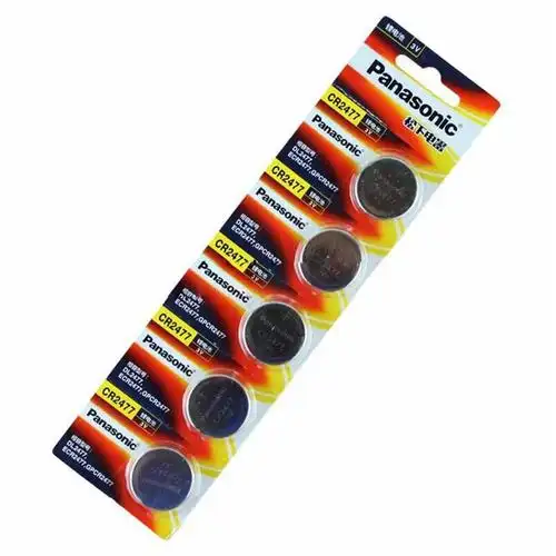 松下cr2477 纽扣电池 原装进口 3伏扣式锂电池 仪器仪表 电饭煲 汽车