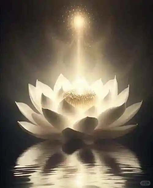 好运莲莲,禅意满满的莲花头像!