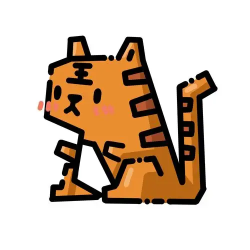 卡通可爱小动物图案画