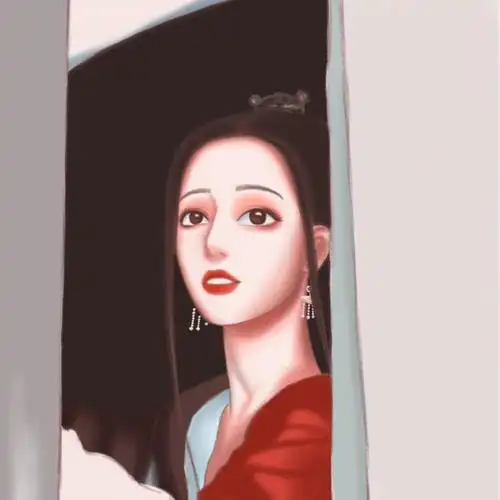 唯美古风 长歌头像 手绘画师 @玖湾月 #手绘头像##迪丽热巴李长歌