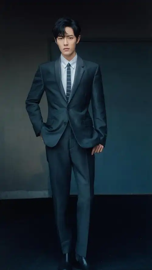 肖战帅气西装写真