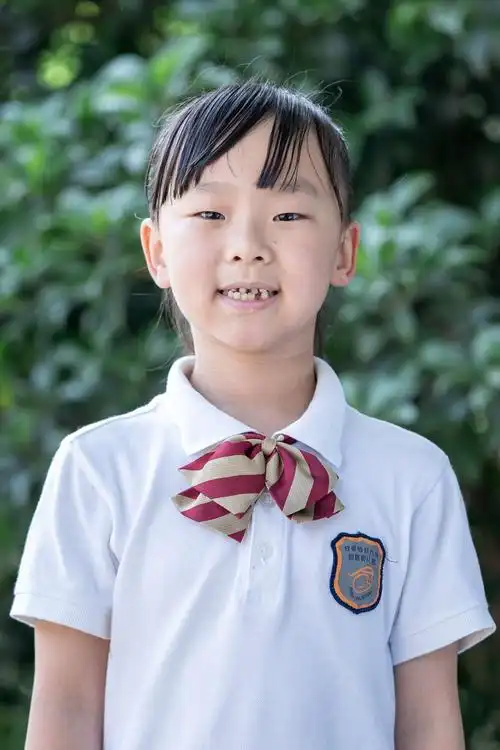 可馨:我长大想当一名医生,可以打针救很多人.