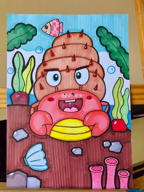 低年龄儿童画小动物系列儿童创意美术超话#儿童画范画