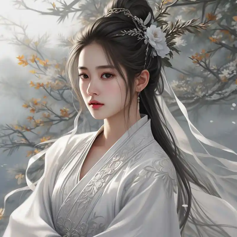 古风头像女白衣94清雅脱俗