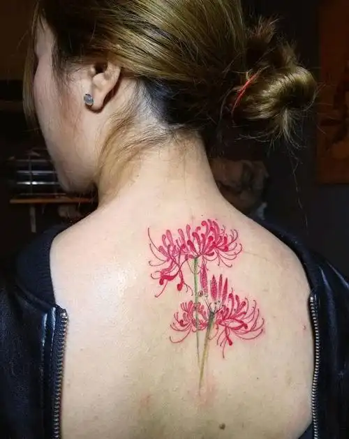 彼岸花纹身图片