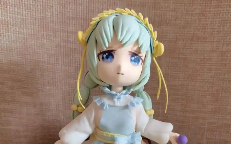 粘土教程 花裙子大眼睛洛丽塔装小公主 超轻粘土人偶 可爱女娃