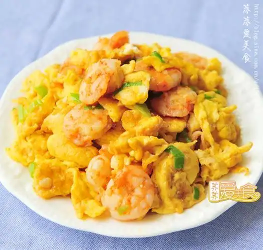 鸡蛋炒虾仁