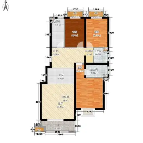 紫御华府i2#楼户型