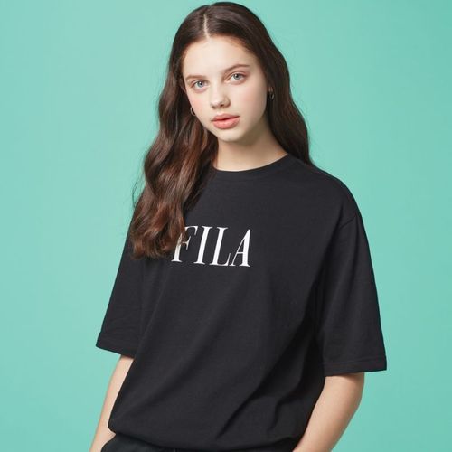 fila斐乐棉质短袖夏新款男女运动休闲t恤圆领印花短袖韩版rsc2126